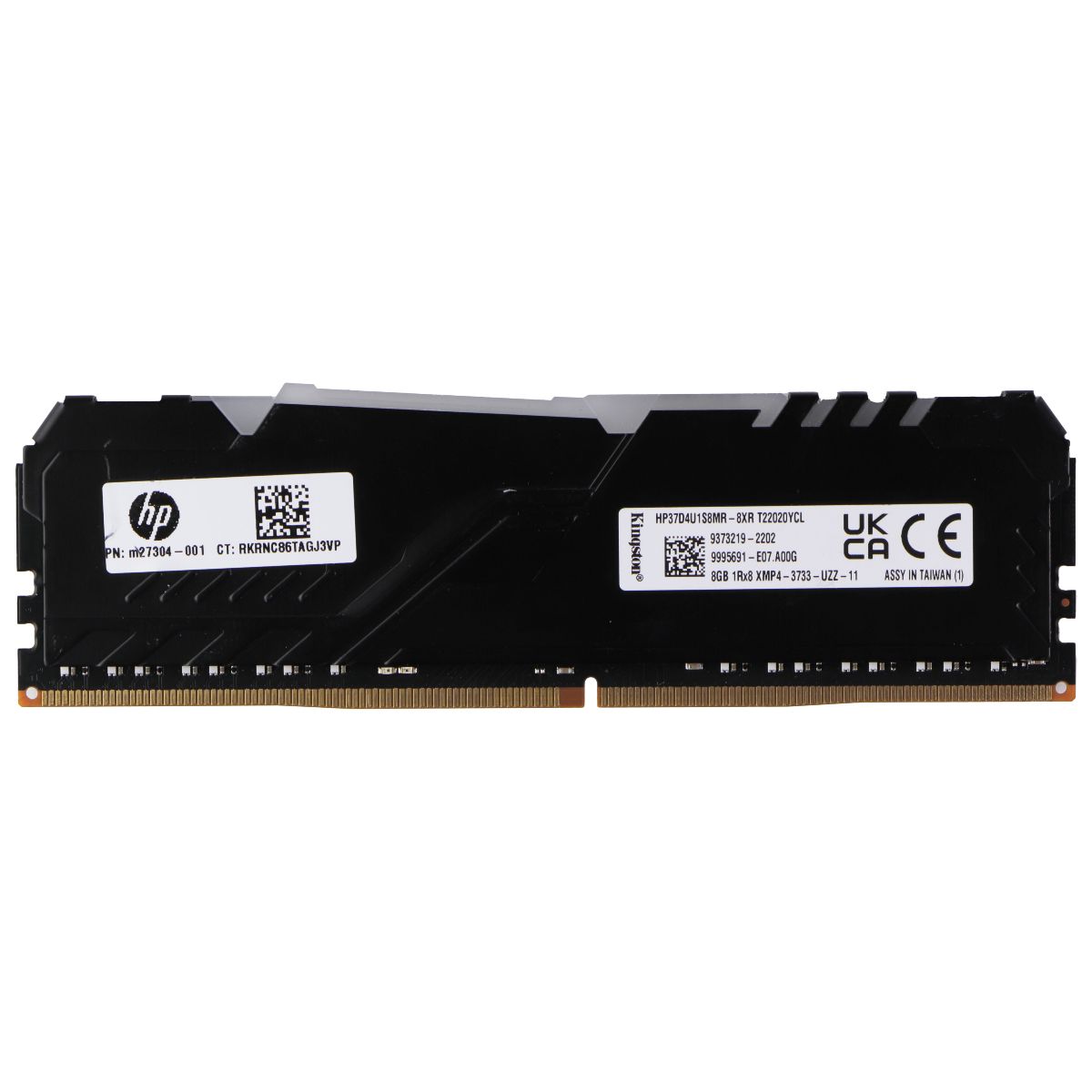 HP Kingston HyperX Fury (8GB) DDR4 Desktop RAM 1Rx8 3733MHz HP37D4U1S8MR-8XR Computer Parts - Memory (RAM) HP - Simple Cell Bulk Wholesale Pricing - USA Seller