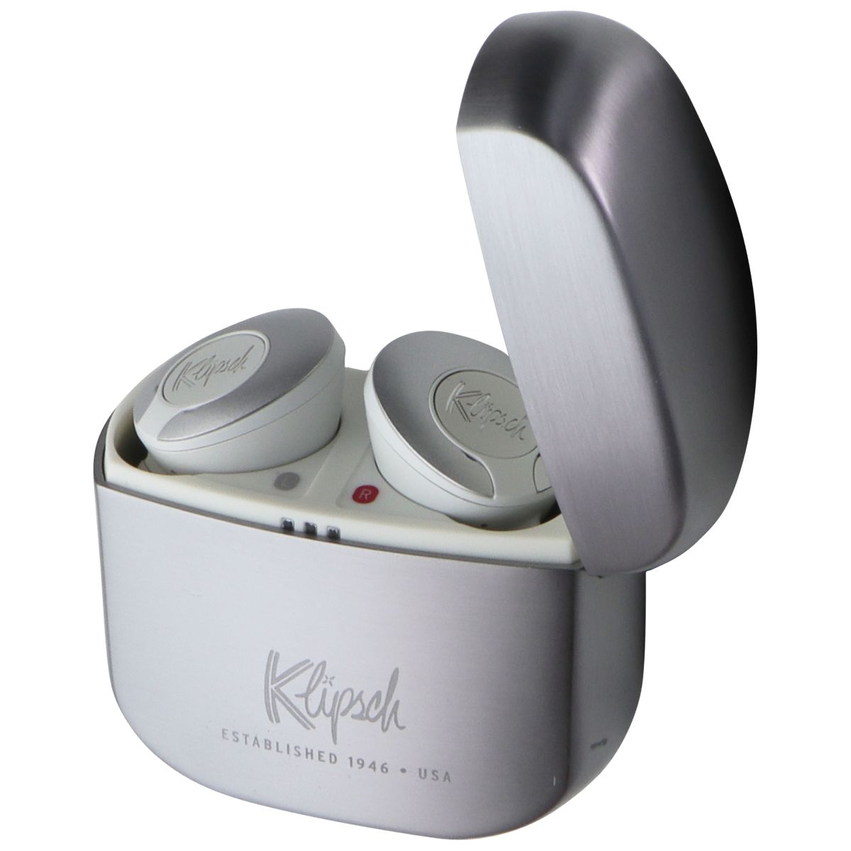 Klipsch T5 II True Wireless Earphones with Premium Charging Case - Silver Portable Audio - Headphones Klipsch - Simple Cell Bulk Wholesale Pricing - USA Seller