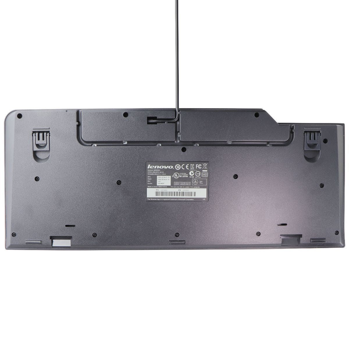 Lenovo Wired USB Keyboard for Windows & More - Black (KB1021) Keyboards/Mice - Keyboards & Keypads Lenovo - Simple Cell Bulk Wholesale Pricing - USA Seller