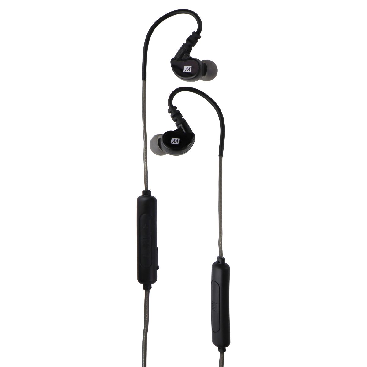 MEE audio M6 X6 Sweatproof Sports Bluetooth In-Ear Earhook Headphones - Black Portable Audio - Headphones MEE Audio - Simple Cell Bulk Wholesale Pricing - USA Seller