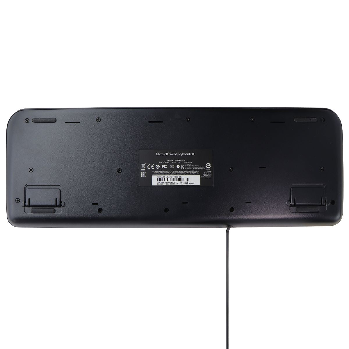 Microsoft Wired USB Keyboard 600 for Windows & More - Black Keyboards/Mice - Keyboards & Keypads Microsoft - Simple Cell Bulk Wholesale Pricing - USA Seller