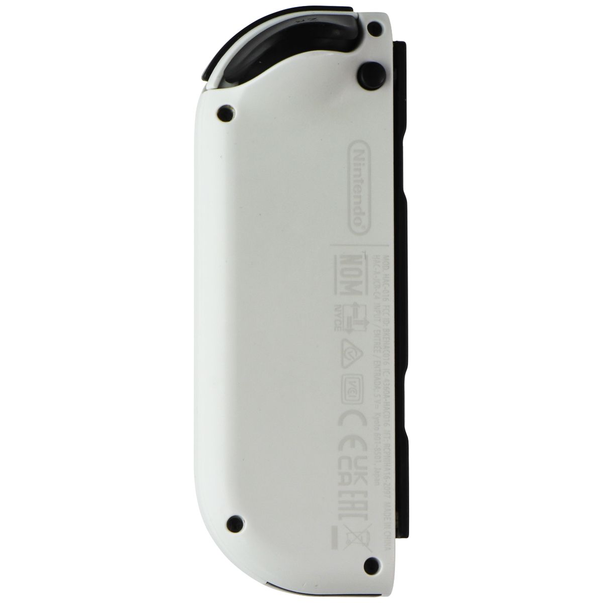 Nintendo Switch Joy-Con Controller (Right Side) NO Straps - White/Black Gaming/Console - Controllers & Attachments Nintendo - Simple Cell Bulk Wholesale Pricing - USA Seller
