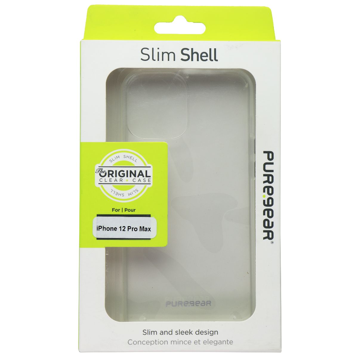 PureGear Slim Shell Hard Case for Apple iPhone 12 Pro Max - Clear Cell Phone - Cases, Covers & Skins PureGear - Simple Cell Bulk Wholesale Pricing - USA Seller