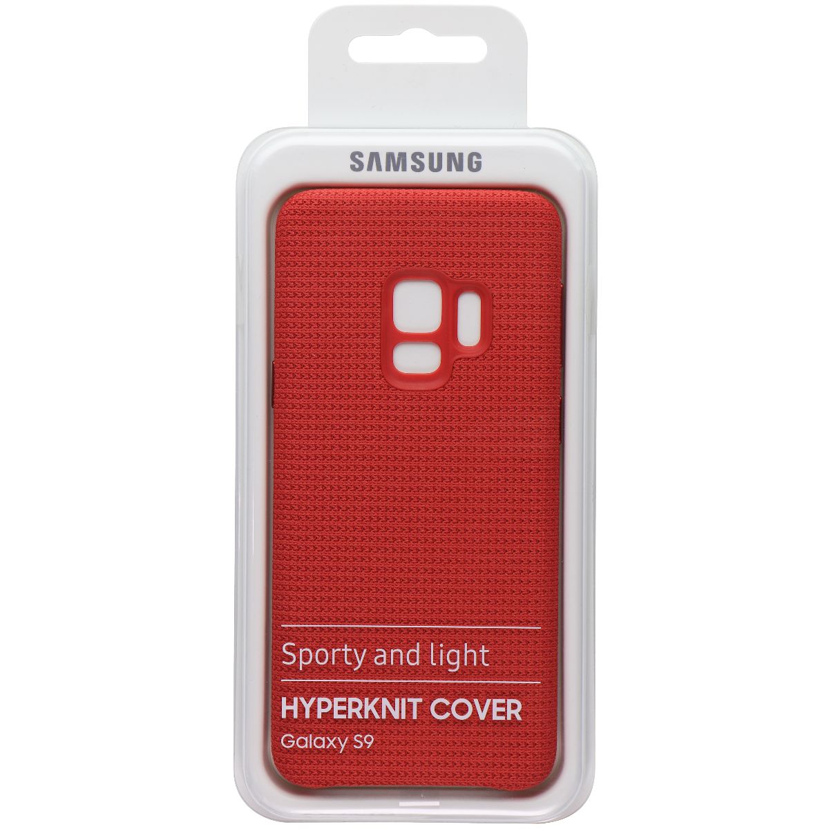 Samsung Official Sporty and Light Hyperknit Cover for Galaxy S9 - Red Cell Phone - Cases, Covers & Skins Samsung - Simple Cell Bulk Wholesale Pricing - USA Seller