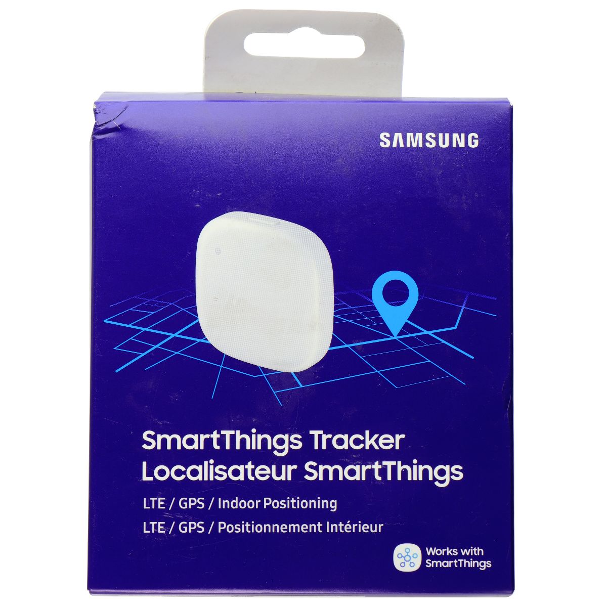 Samsung SmartThings LTE/GPS Tracker - White (SM-V110W) GPS Accessories & Tracking - Tracking Devices Samsung - Simple Cell Bulk Wholesale Pricing - USA Seller