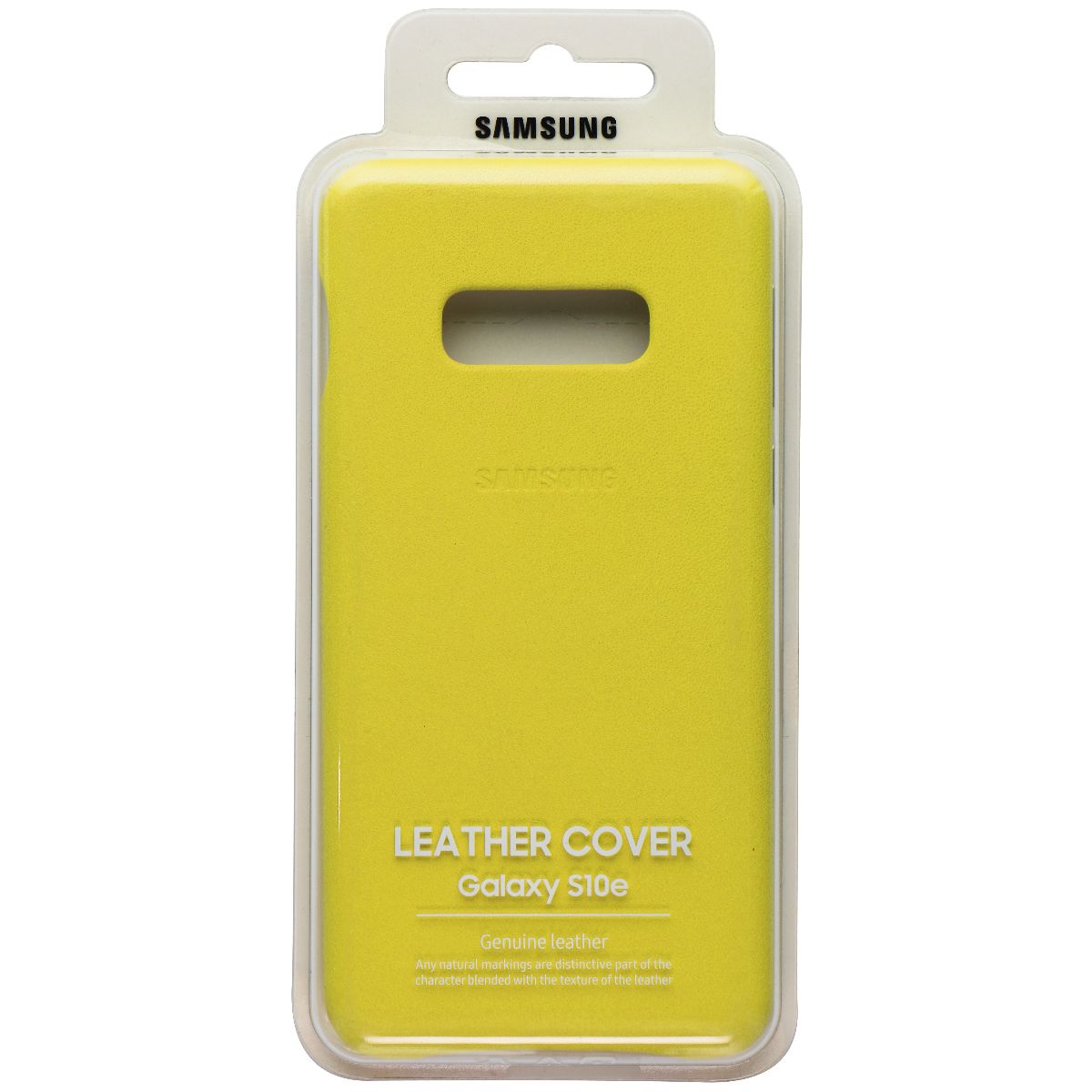 Samsung Official Leather Cover for Samsung Galaxy S10e - Yellow Cell Phone - Cases, Covers & Skins Samsung - Simple Cell Bulk Wholesale Pricing - USA Seller
