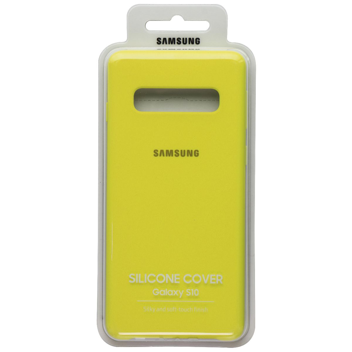 Samsung Official Silicone Case for Samsung Galaxy S10 - Yellow Cell Phone - Cases, Covers & Skins Samsung - Simple Cell Bulk Wholesale Pricing - USA Seller