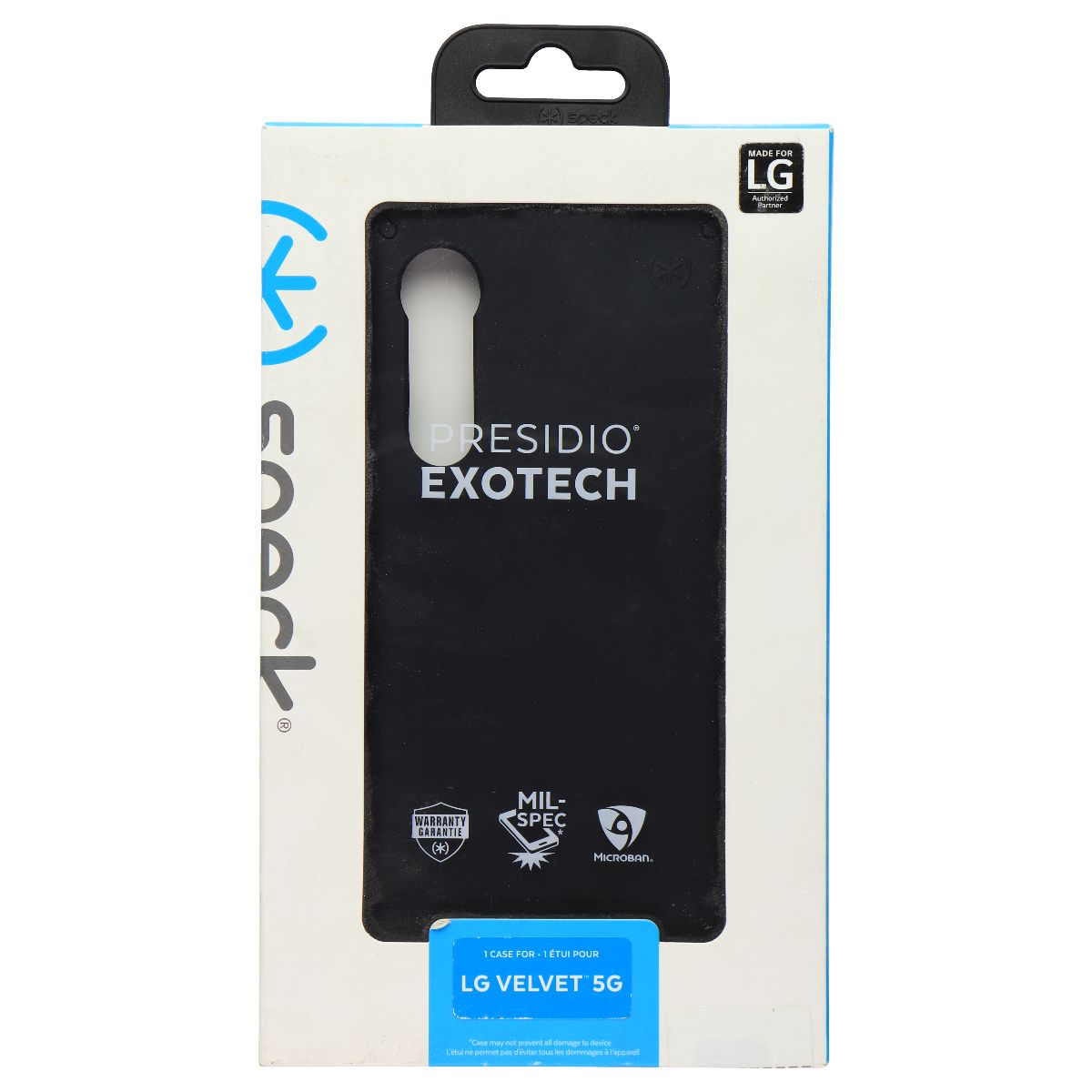 Speck Presidio Exotech Series Case for LG Velvet 5G - Black Cell Phone - Cases, Covers & Skins Speck - Simple Cell Bulk Wholesale Pricing - USA Seller
