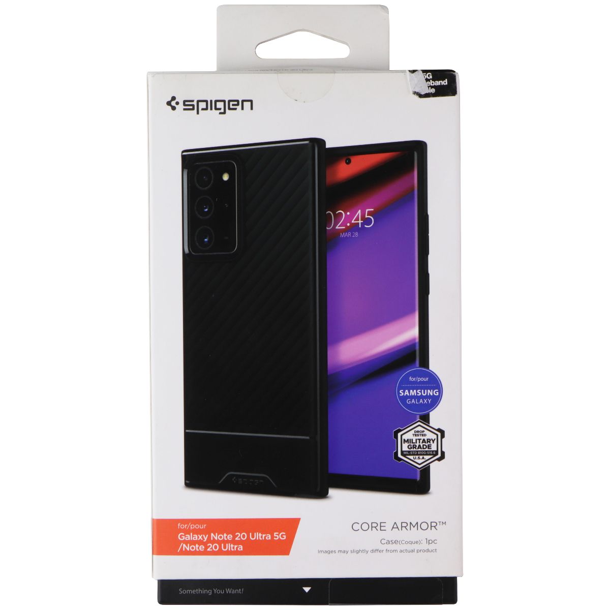 Spigen Core Armor Series Case for Samsung Galaxy Note 20 Ultra - Matte Black Cell Phone - Cases, Covers & Skins Spigen - Simple Cell Bulk Wholesale Pricing - USA Seller