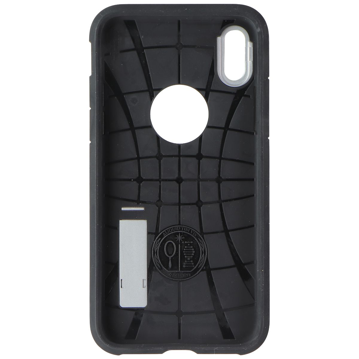 Spigen Tough Armor Case for Apple iPhone Xs/X - Satin Silver/Black Cell Phone - Cases, Covers & Skins Spigen - Simple Cell Bulk Wholesale Pricing - USA Seller