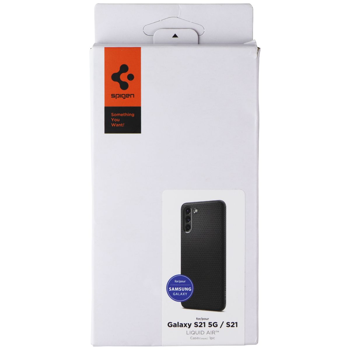 Spigen Liquid Air Series Case for Samsung Galaxy S21 5G / S21 - Black Cell Phone - Cases, Covers & Skins Spigen - Simple Cell Bulk Wholesale Pricing - USA Seller