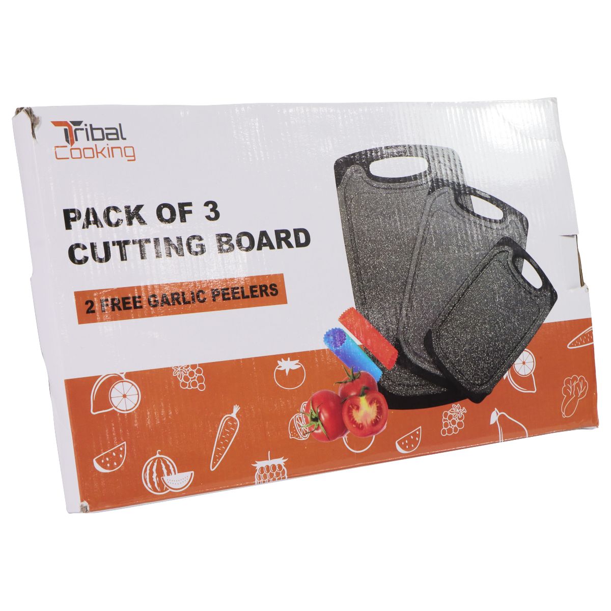 Tribal Cooking Cutting Boards - 3 Set - Warrior Strength Small to Extra Large Other Small Kitchen Appliances Tribal Cooking - Simple Cell Bulk Wholesale Pricing - USA Seller