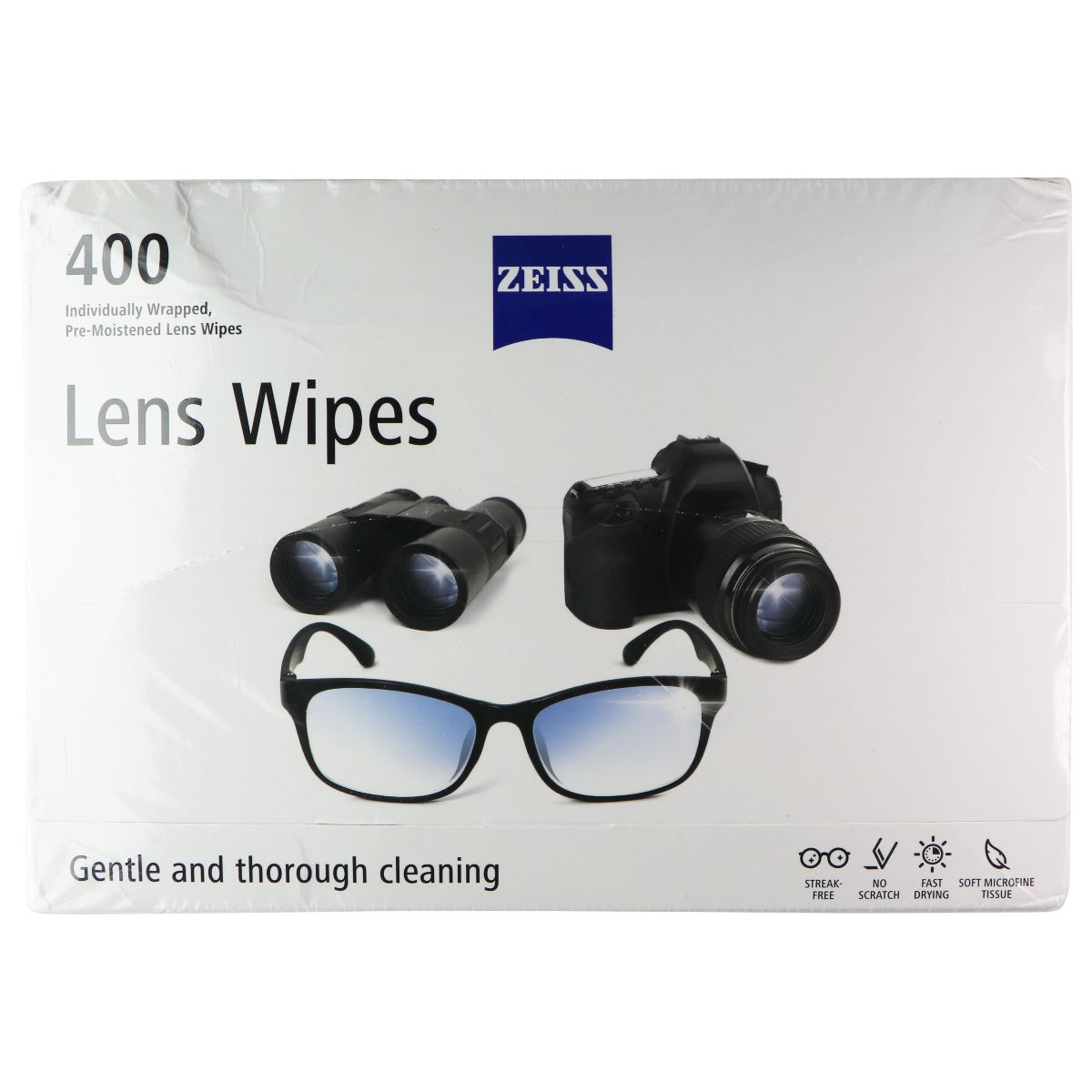ZEISS (400 Count) Streak-Free Moist Lens Wipes (Individually Wrapped) Cell Phone - Other Accessories Zeiss - Simple Cell Bulk Wholesale Pricing - USA Seller