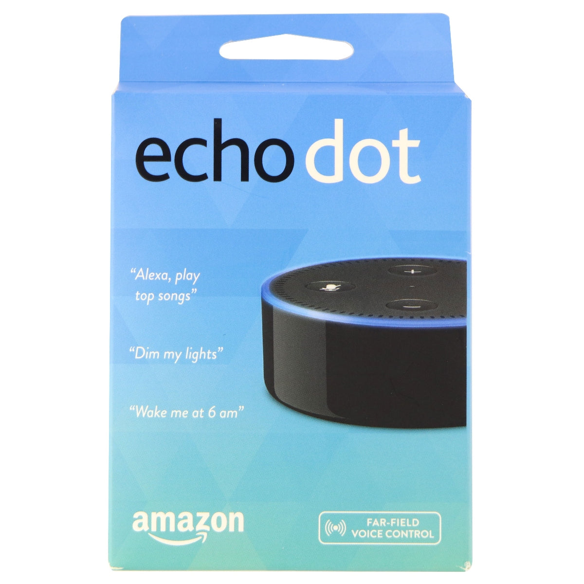 Amazon Echo Dot (2nd Gen) Voice Activated Smart Media Speaker with Alexa - Black Cell Phone - Audio Docks & Speakers Amazon - Simple Cell Bulk Wholesale Pricing - USA Seller
