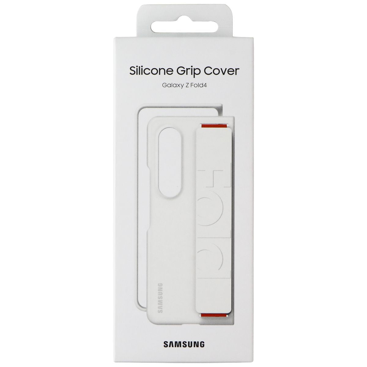 SAMSUNG Silicone Grip Cover Case for Galaxy Z Fold4 - White (EF-GF936TWEGUS) Cell Phone - Cases, Covers & Skins Samsung - Simple Cell Bulk Wholesale Pricing - USA Seller