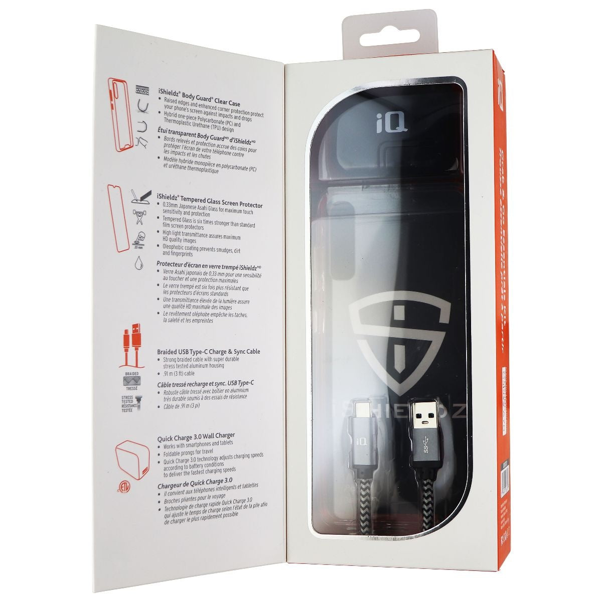 iQ Grab & Go Essentials Kit Charger & Case for Samsung Galaxy A70 Smartphones Cell Phone - Cases, Covers & Skins iQ - Simple Cell Bulk Wholesale Pricing - USA Seller