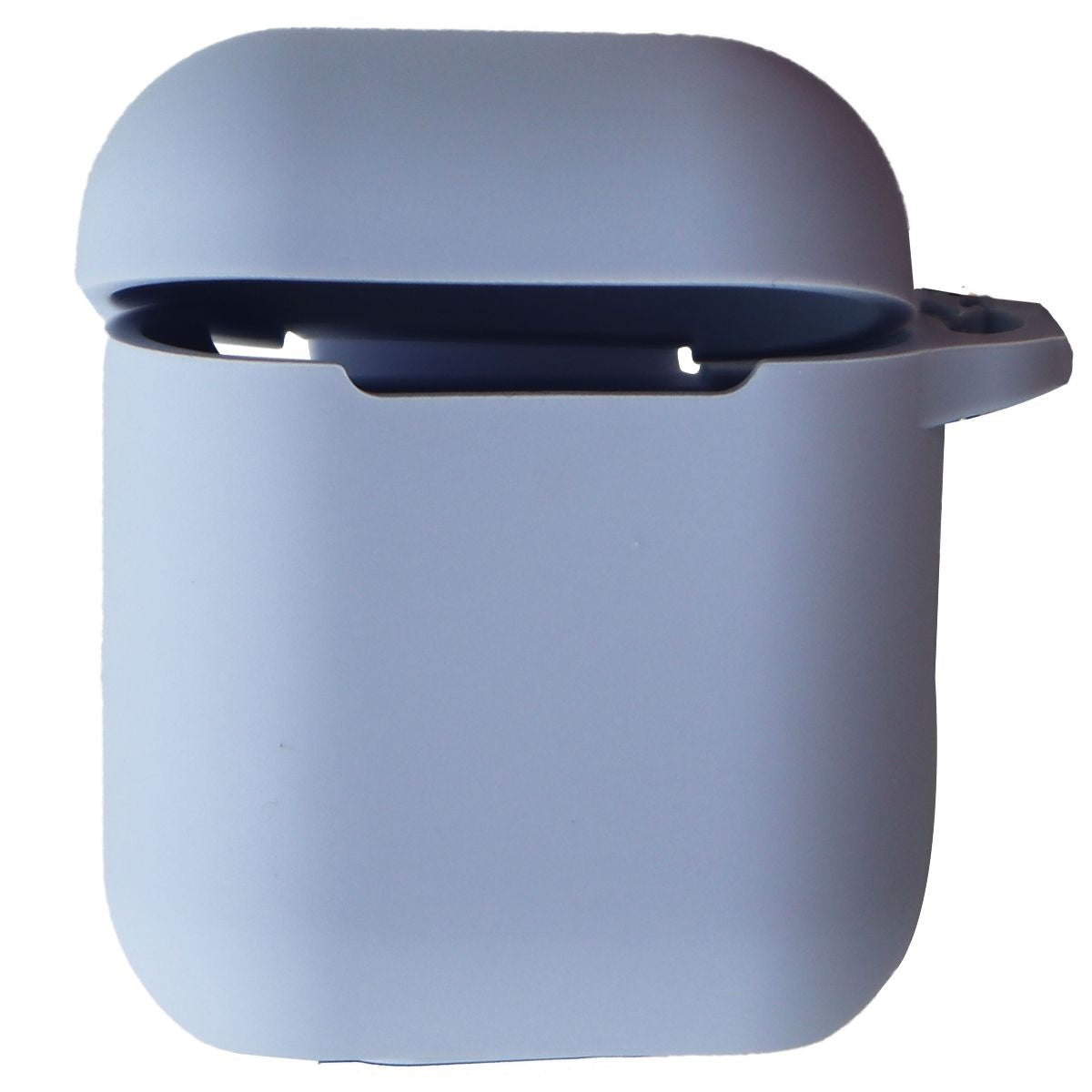 Silicon Case for Apple Airpods (Gen 1 & 2) with Carabiner/Keychain - Light Blue Cell Phone - Cases, Covers & Skins Unbranded - Simple Cell Bulk Wholesale Pricing - USA Seller