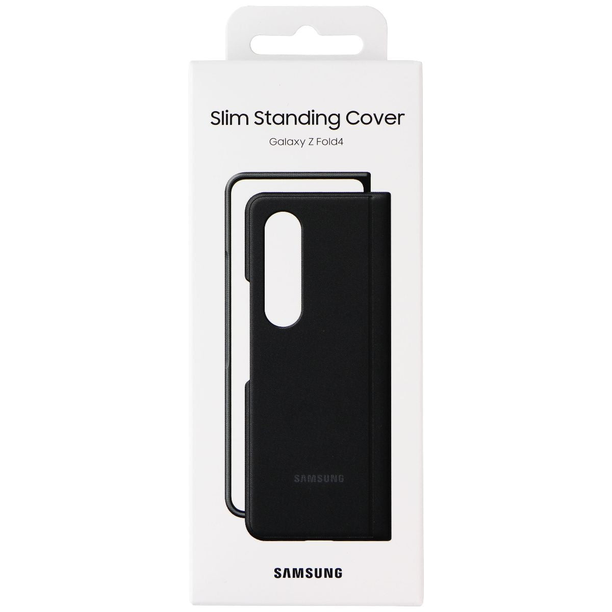 Samsung Official Slim Standing Cover for Galaxy Z Fold4 - Black Cell Phone - Cases, Covers & Skins Samsung - Simple Cell Bulk Wholesale Pricing - USA Seller