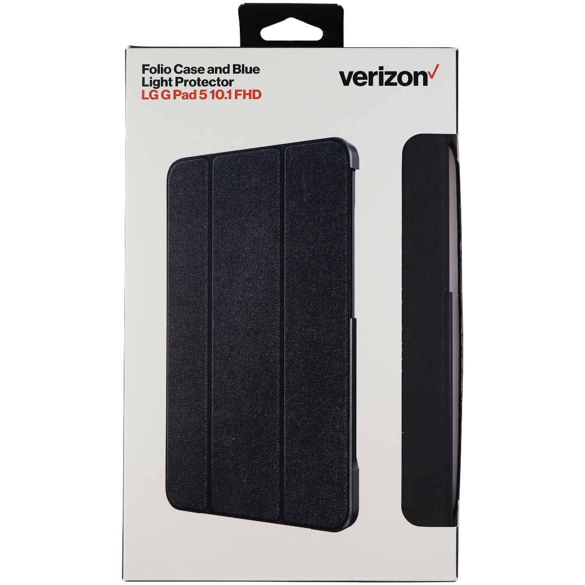 Verizon Folio Case and Screen Protector for LG G Pad 5 (10.1-inch) FHD - Black iPad/Tablet Accessories - Cases, Covers, Keyboard Folios Verizon - Simple Cell Bulk Wholesale Pricing - USA Seller