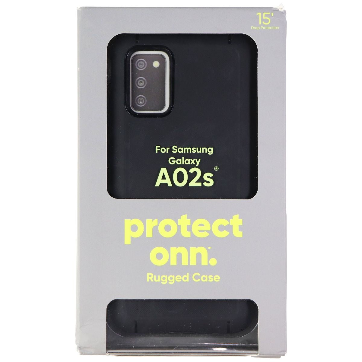 Onn Rugged Case for Samsung Galaxy A02s Smartphones - Black Cell Phone - Cases, Covers & Skins ONN - Simple Cell Bulk Wholesale Pricing - USA Seller