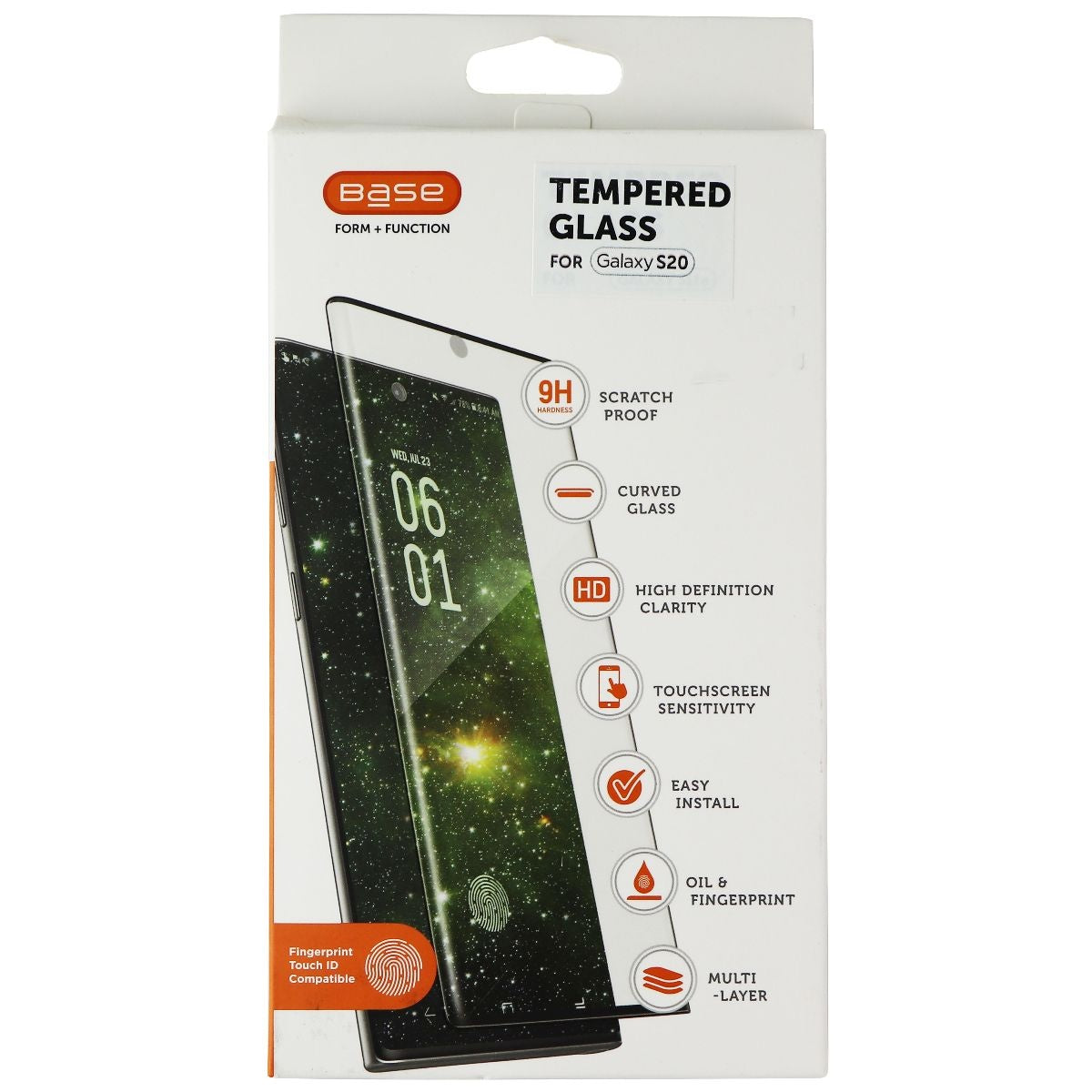 Base Tempred Glass Series Screen Protector for Samsung Galaxy S20 - Clear Cell Phone - Screen Protectors Base - Simple Cell Bulk Wholesale Pricing - USA Seller