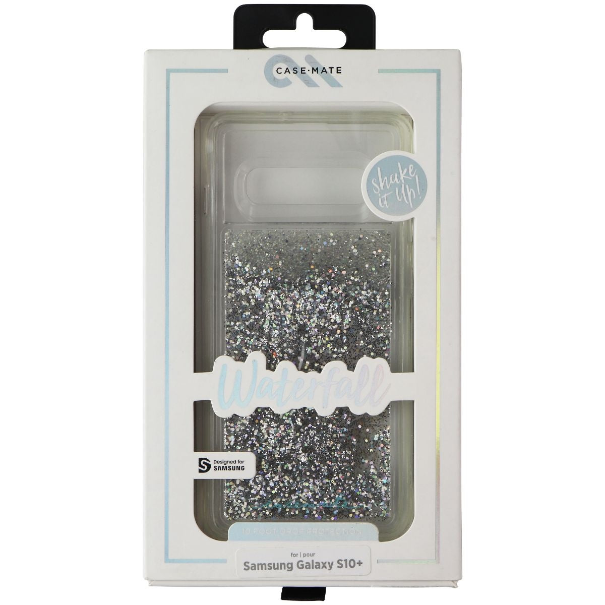 Case-Mate Waterfall Glitter Case for Samsung Galaxy S10+ (Plus) - Iridescent Cell Phone - Cases, Covers & Skins Case-Mate - Simple Cell Bulk Wholesale Pricing - USA Seller