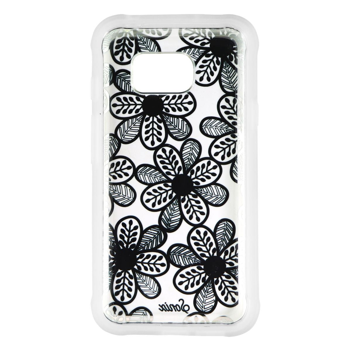 Sonix Clear Coat Hybrid Case for Samsung Galaxy S7 Active - Clear/Blue Flowers Cell Phone - Cases, Covers & Skins Sonix - Simple Cell Bulk Wholesale Pricing - USA Seller