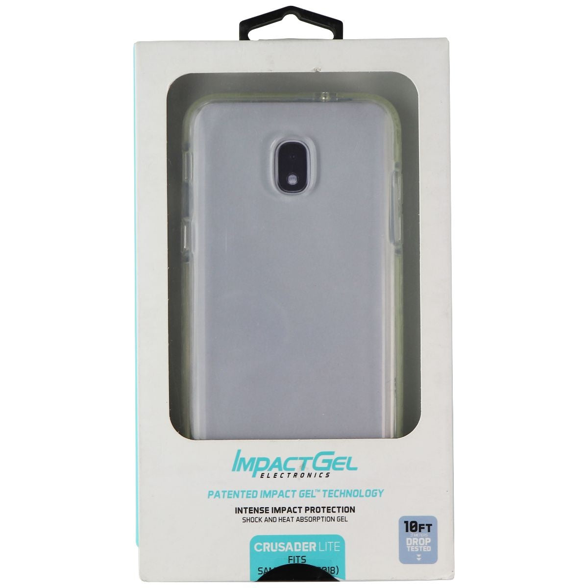 ImpactGel Crusader Lite Series Case for Samsung Galaxy J3 (2018) - Clear Cell Phone - Cases, Covers & Skins Impact Gel - Simple Cell Bulk Wholesale Pricing - USA Seller