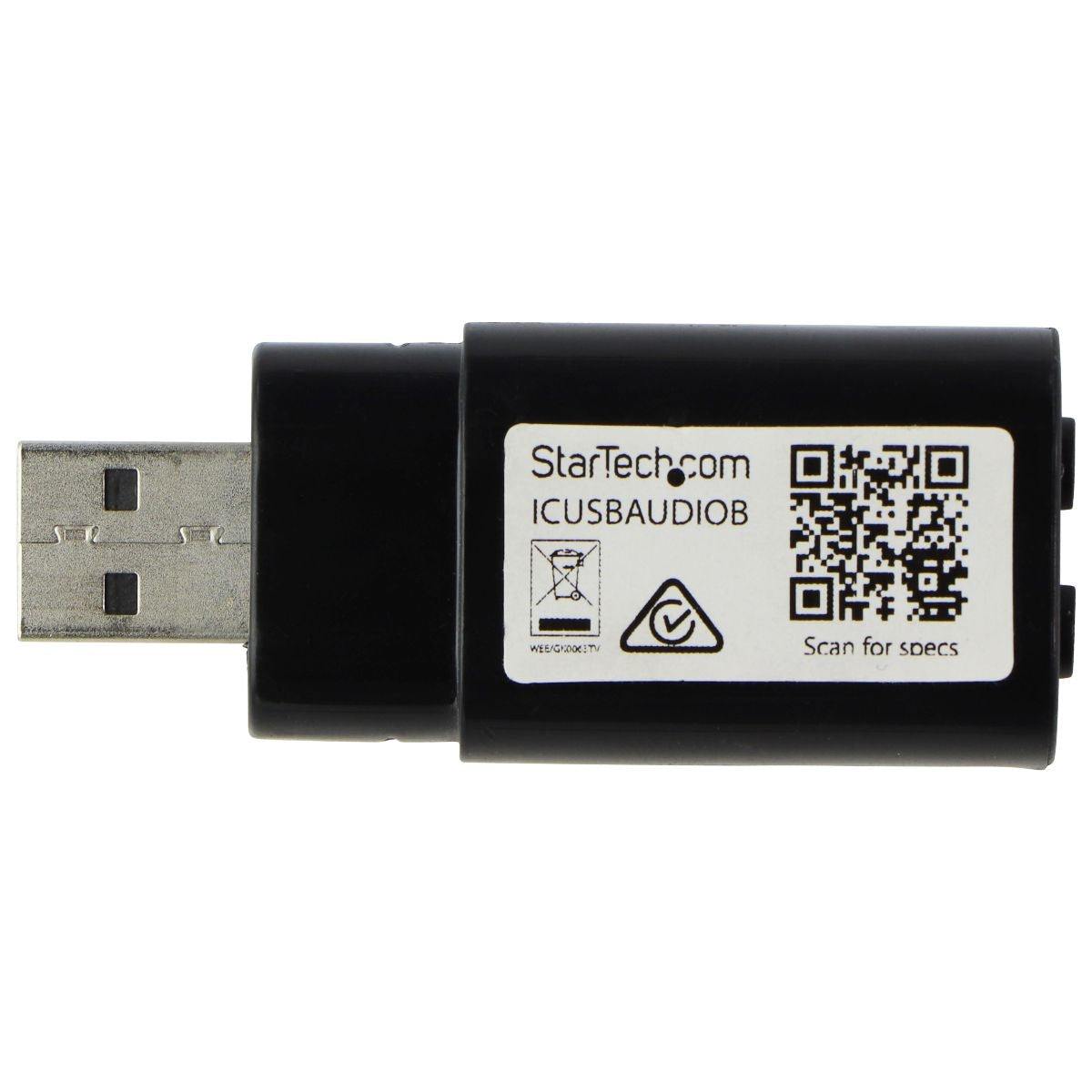 StarTech.com USB to Stereo Audio External Sound Card (ICUSBAUDIOB) - Black Computer/Network - Monitor/AV Cables & Adapters StarTech.com - Simple Cell Bulk Wholesale Pricing - USA Seller