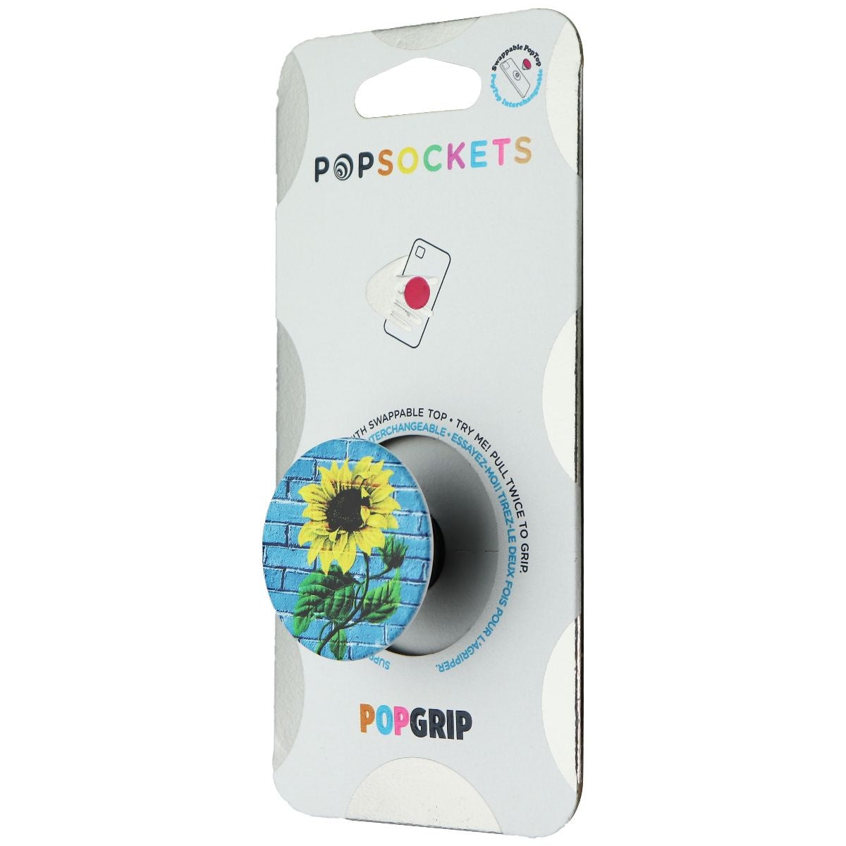 PopSockets Swappable PopGrip Stand & Grip - Sunflower Boulevard Cell Phone - Mounts & Holders PopSockets - Simple Cell Bulk Wholesale Pricing - USA Seller