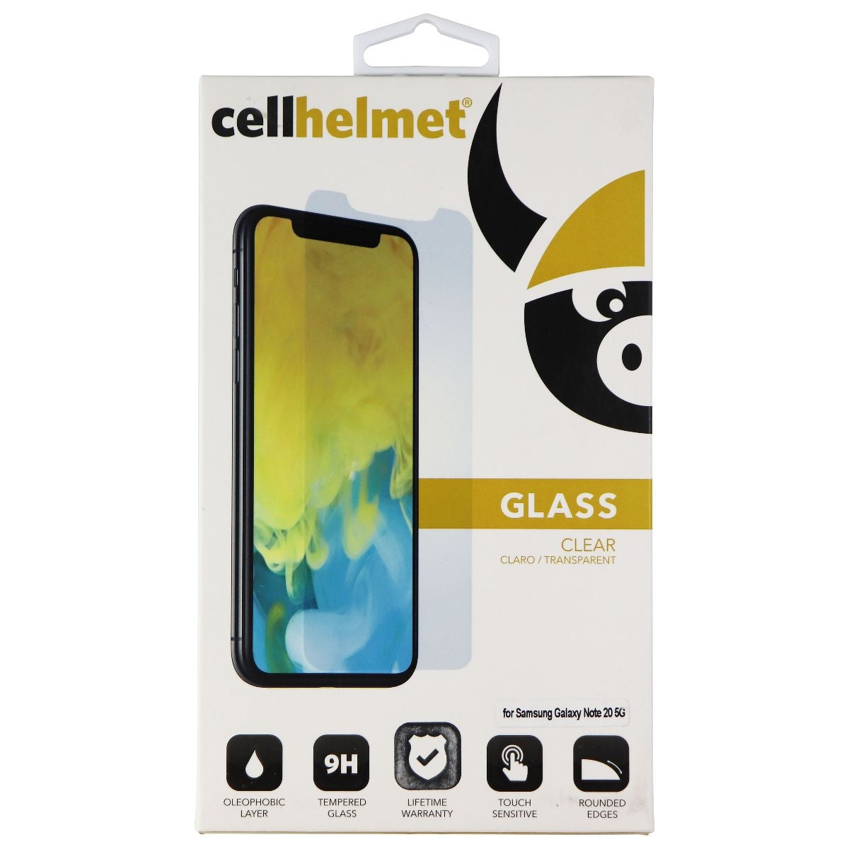 Cellhelmet Clear Glass Screen Protector for Samsung Galaxy Note 20 5G Cell Phone - Screen Protectors CellHelmet - Simple Cell Bulk Wholesale Pricing - USA Seller