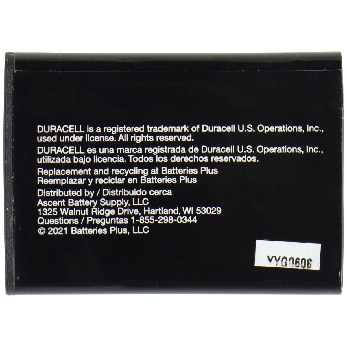 Duracell Ultra CEL12345F (3.7V/1180mAh/4.4Wh) Li-Ion Battery Computer Parts - Power Supplies Duracell - Simple Cell Bulk Wholesale Pricing - USA Seller