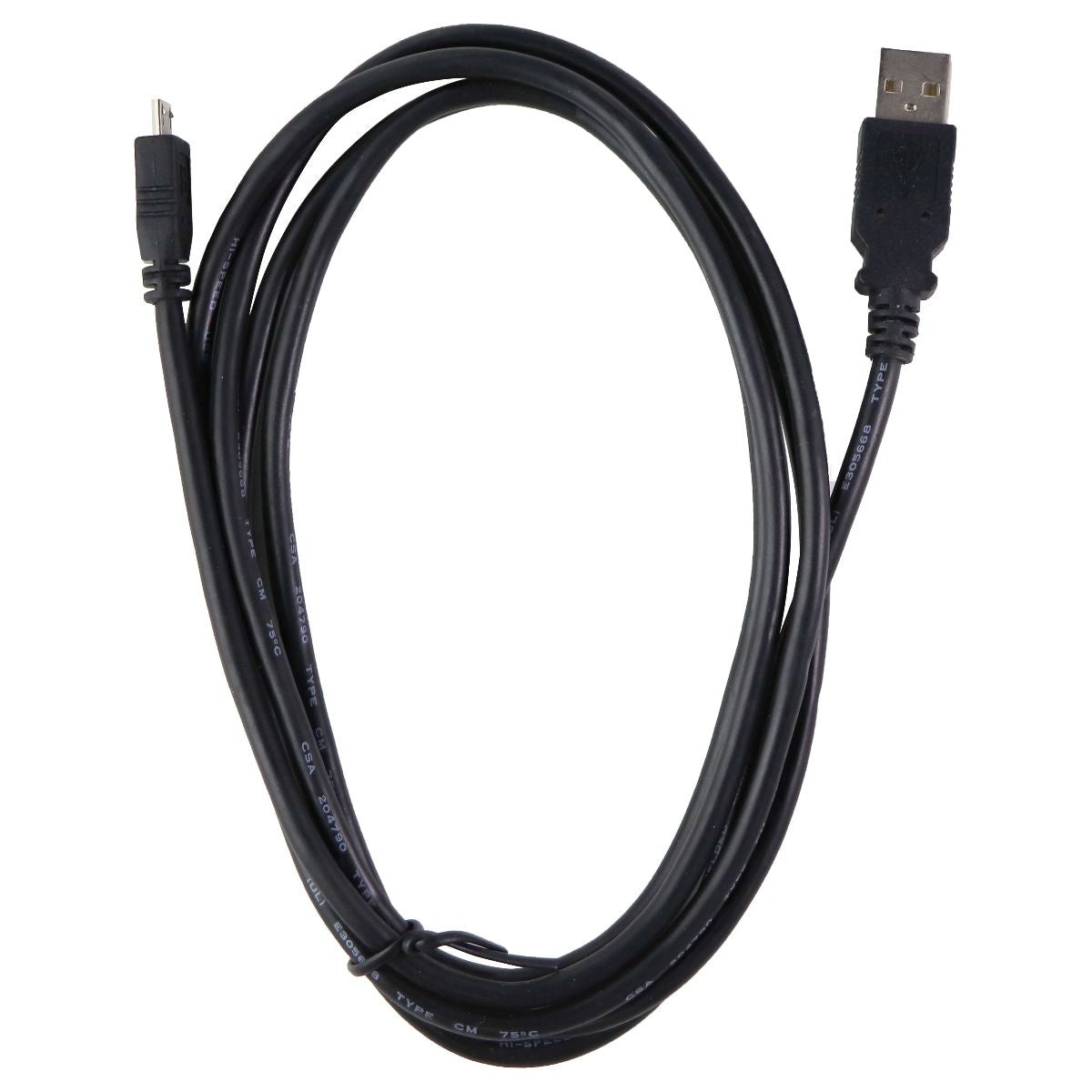 Universal (6-Foot) Heavy Duty Micro-USB to USB Charge/Sync Data Cable - Black Cell Phone - Cables & Adapters Unbranded - Simple Cell Bulk Wholesale Pricing - USA Seller