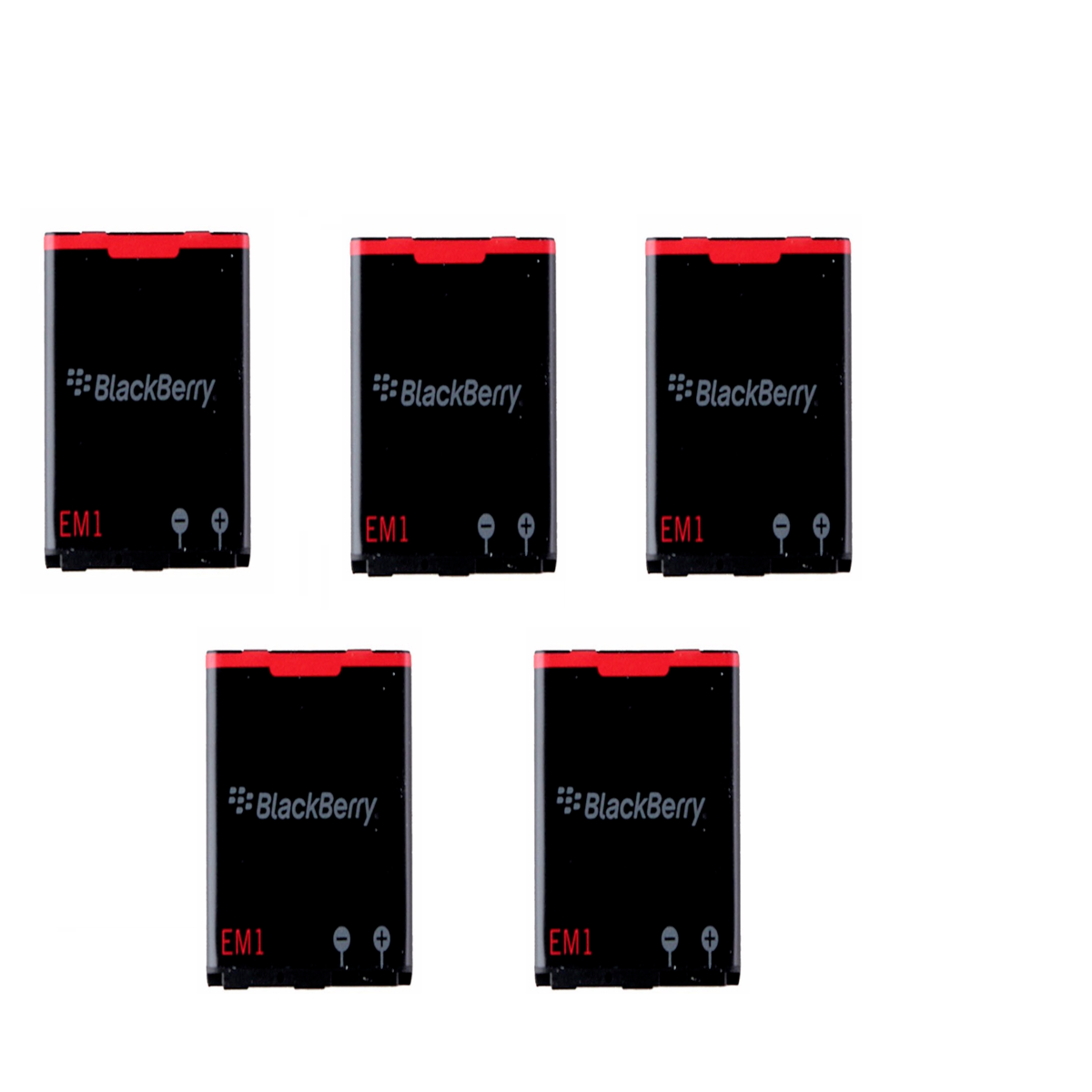 KIT 5x Blackberry EM1 9350 mAh Replacement Battery for BlackBerry Curve 9350 Cell Phone - Batteries Blackberry - Simple Cell Bulk Wholesale Pricing - USA Seller