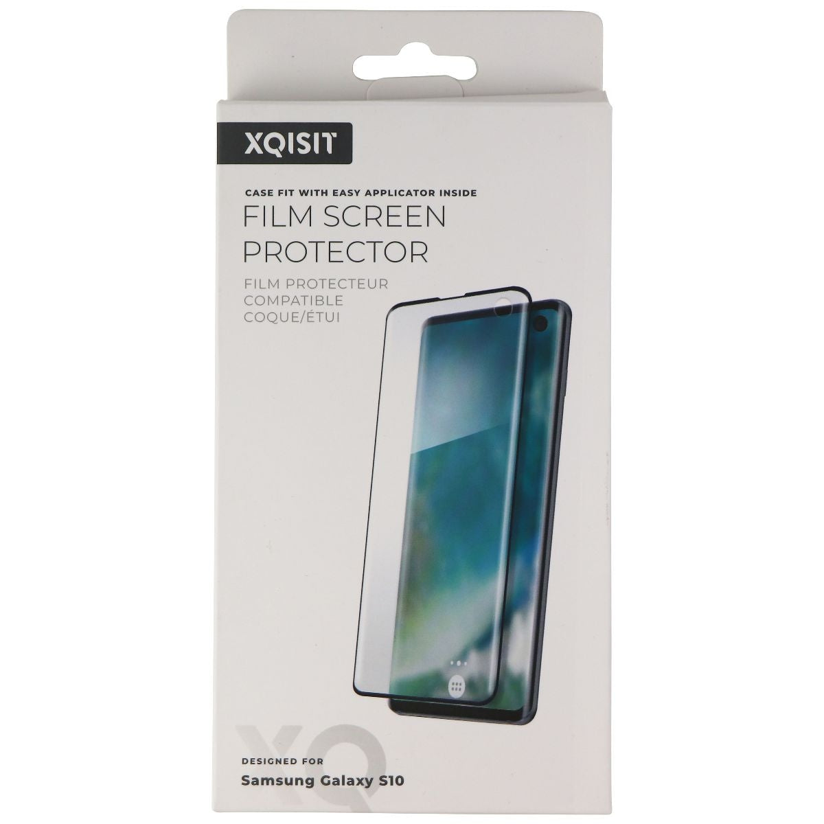 Xqisit Film Screen Protector with Applicator for Samsung Galaxy S10 - Clear Cell Phone - Screen Protectors Xqisit - Simple Cell Bulk Wholesale Pricing - USA Seller