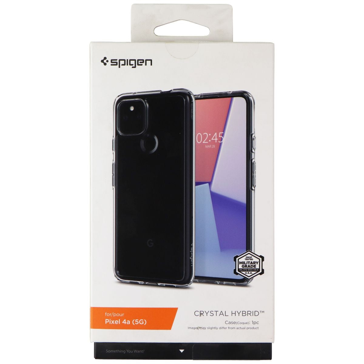 Spigen Crystal Hybrid Series Case for Google Pixel 4a (5G) - Clear Cell Phone - Cases, Covers & Skins Spigen - Simple Cell Bulk Wholesale Pricing - USA Seller