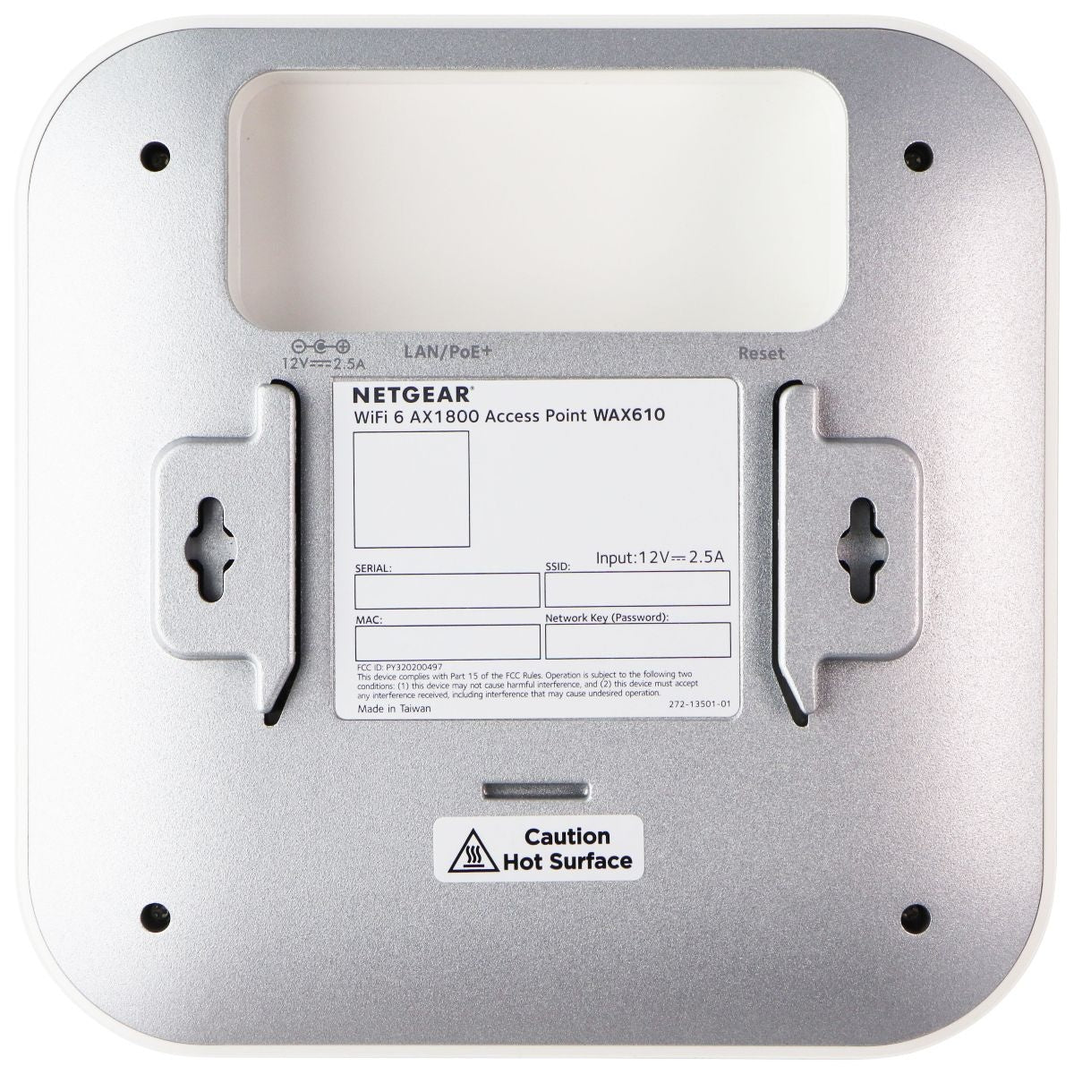 NETGEAR Wireless Access Point (WAX610) WiFi 6 Dual-Band AX1800 - White Modem-Router Combos Netgear - Simple Cell Bulk Wholesale Pricing - USA Seller