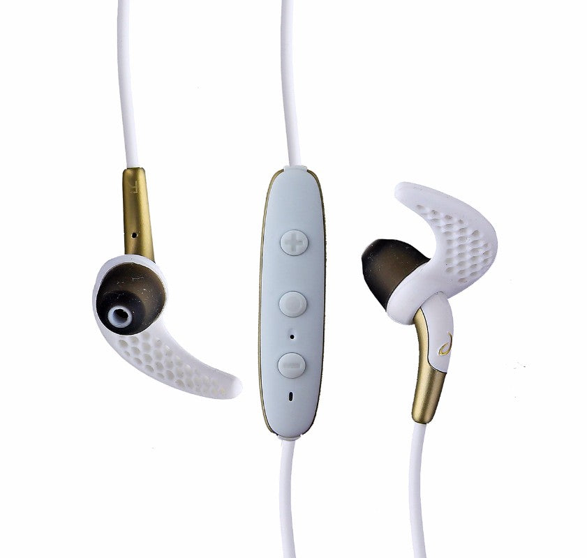 Jaybird Freedom Wireless Bluetooth In Ear Headphones - White Gold Cell Phone - Headsets Jaybird - Simple Cell Bulk Wholesale Pricing - USA Seller