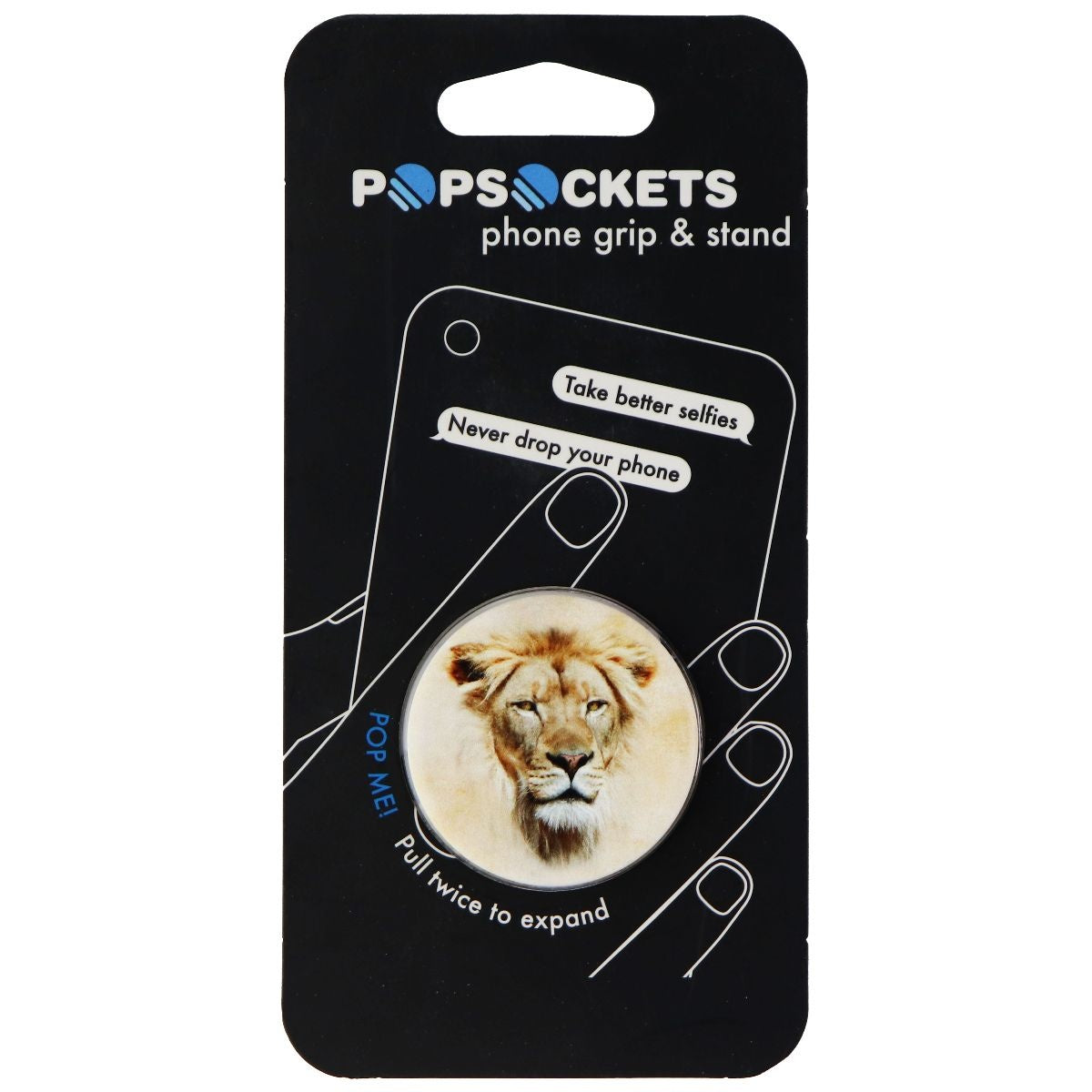 PopSockets: Collapsible Grip & Stand for Phones and Tablets - Lion Cell Phone - Mounts & Holders PopSockets - Simple Cell Bulk Wholesale Pricing - USA Seller