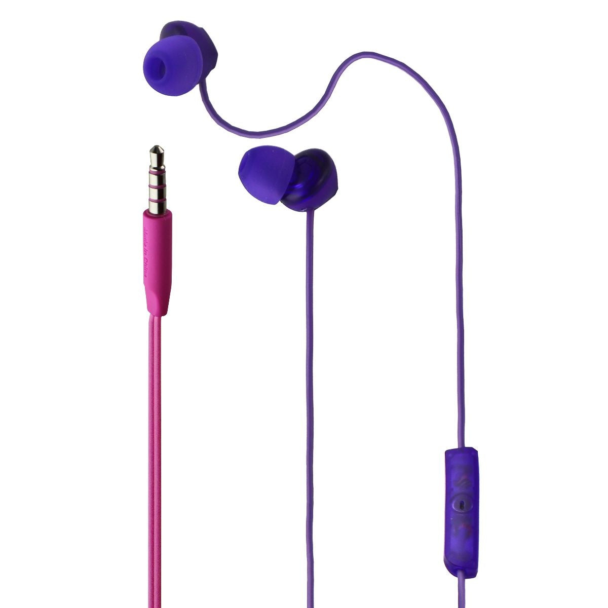 TCL SOCL 300 In-Ear Wired 3.5mm Headphones wit Microphone - Sunrise Purple Portable Audio - Headphones TCL - Simple Cell Bulk Wholesale Pricing - USA Seller
