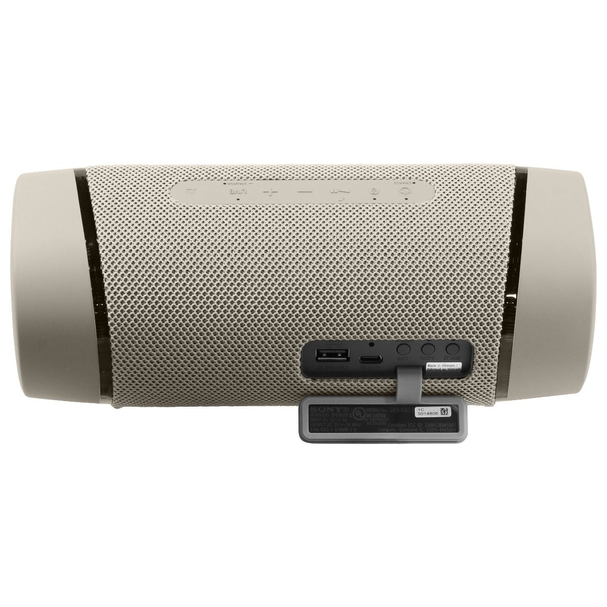 Sony SRS-XB33 EXTRA BASS Wireless Bluetooth Portable Waterproof Speaker - Taupe Home Multimedia - Home Speakers & Subwoofers Sony - Simple Cell Bulk Wholesale Pricing - USA Seller