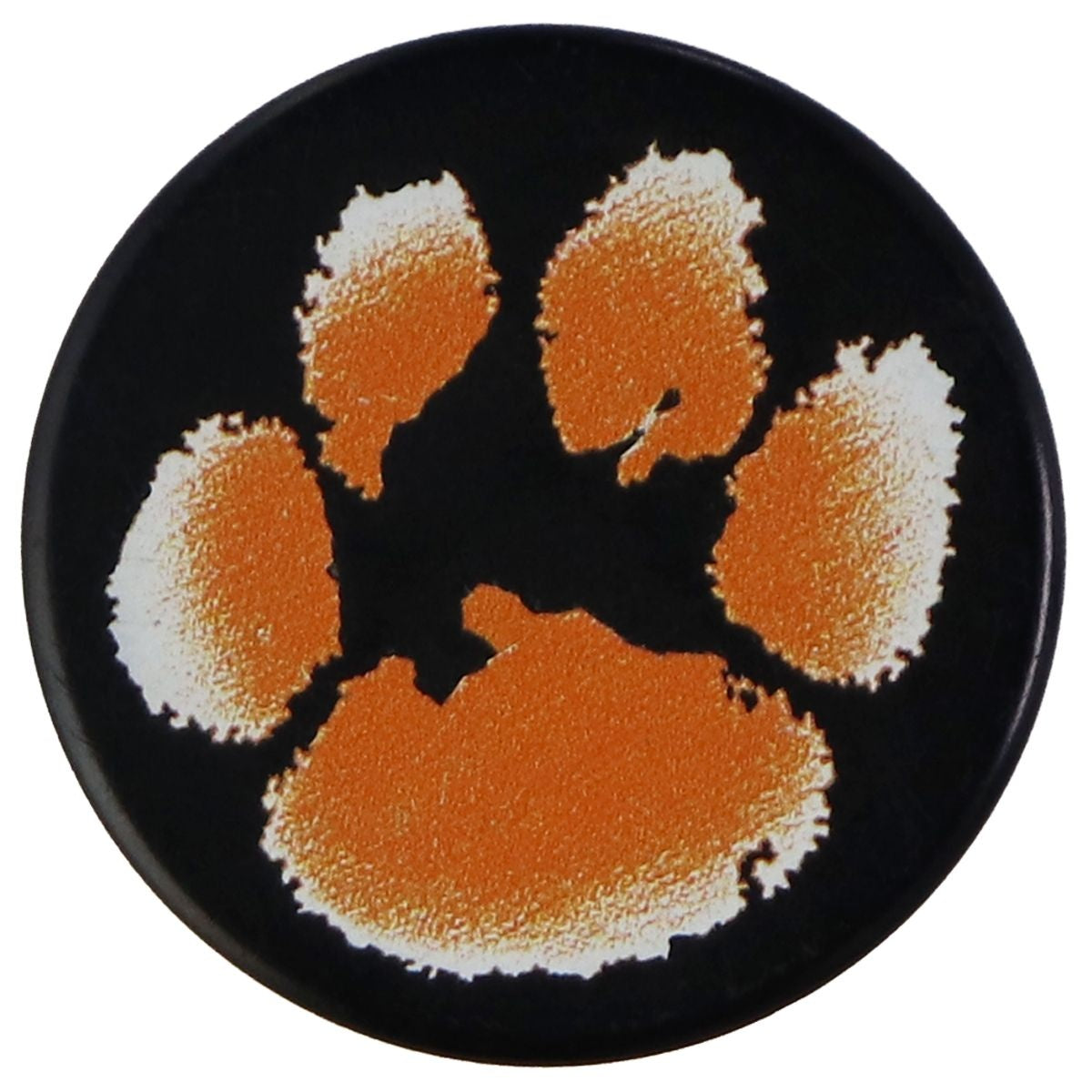 PopSockets PopGrip Swappable Top - Clemson Paw (Top ONLY/No Base) Cell Phone - Mounts & Holders PopSockets - Simple Cell Bulk Wholesale Pricing - USA Seller