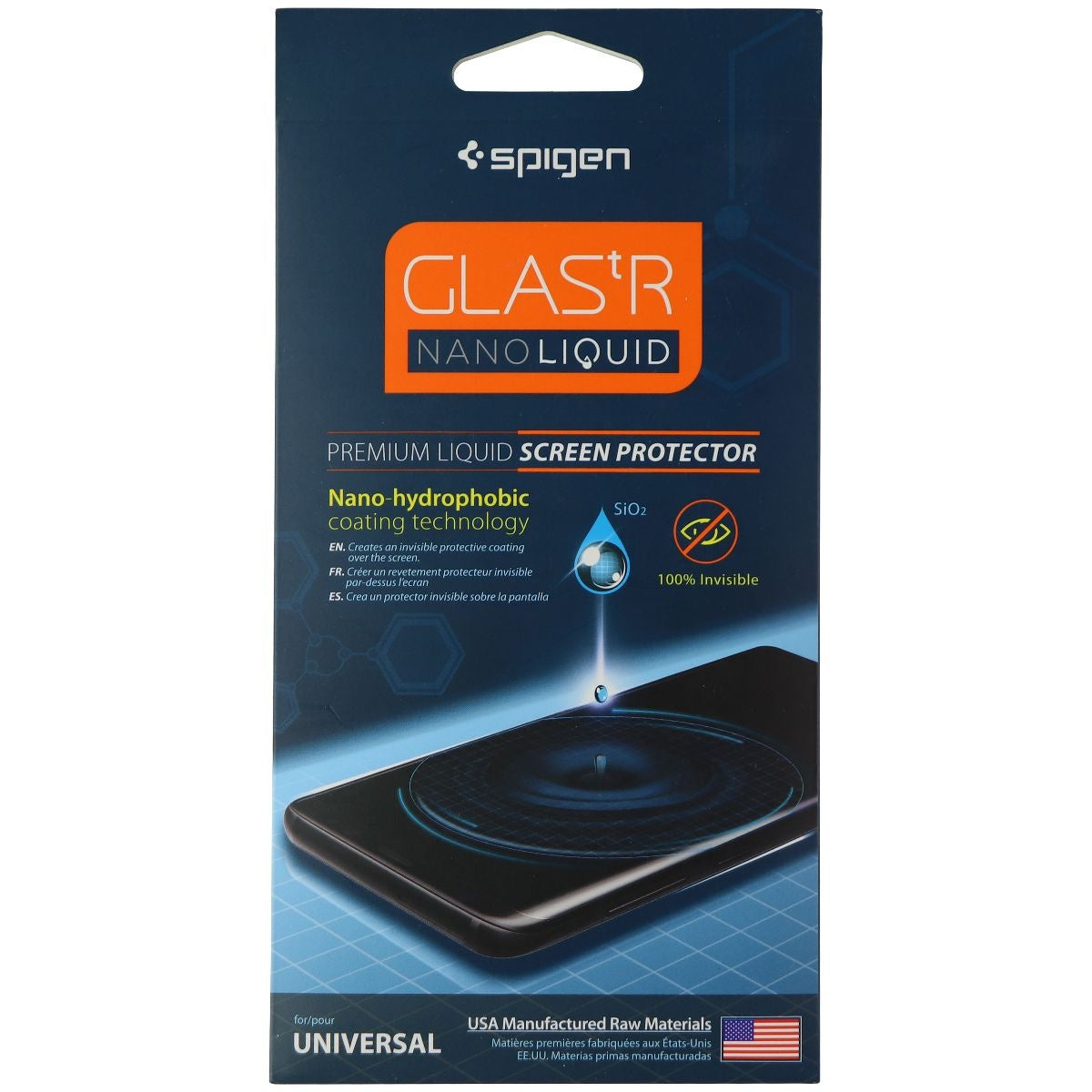 Spigen Glastr Nano Liquid Premium Liquid Screen Protector Cell Phone - Screen Protectors Spigen - Simple Cell Bulk Wholesale Pricing - USA Seller
