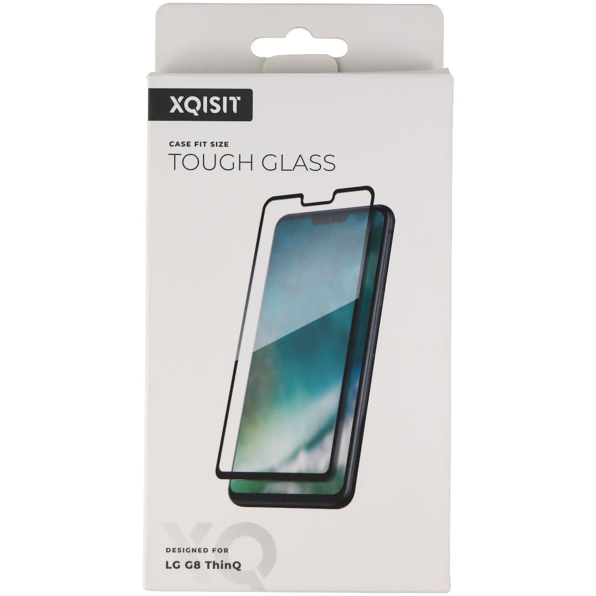 Xqisit Tough Glass Screen Protector for LG G8 ThinQ Smartphones - Clear Cell Phone - Screen Protectors Xqisit - Simple Cell Bulk Wholesale Pricing - USA Seller