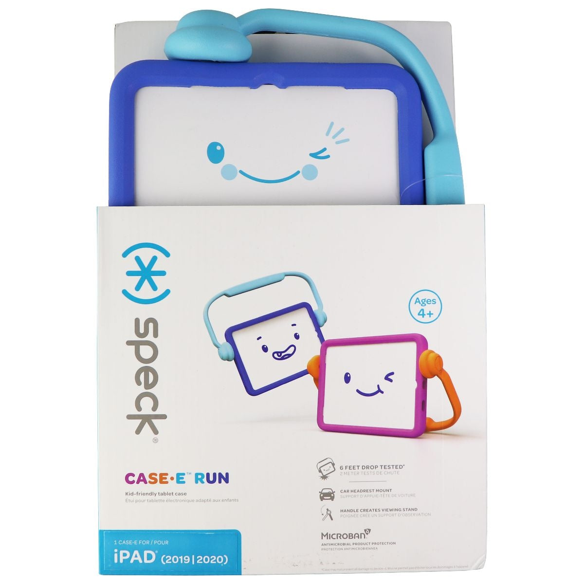 Speck Case-E Run Case for iPad (10.2) 9th/8th/7th Gen - Charge Blue/Brave Blue iPad/Tablet Accessories - Cases, Covers, Keyboard Folios Speck - Simple Cell Bulk Wholesale Pricing - USA Seller