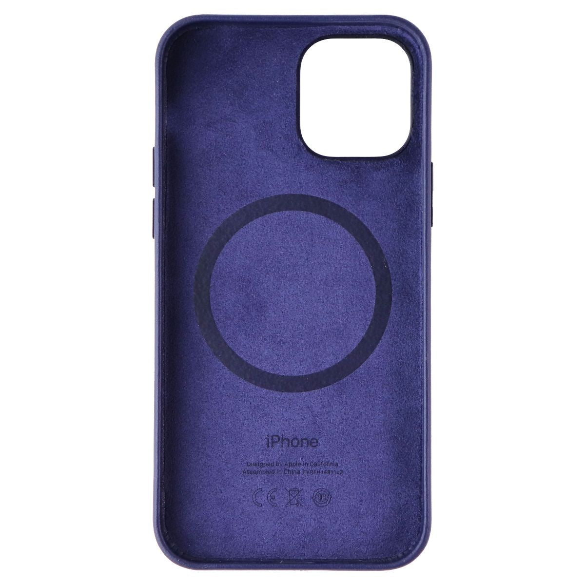 Apple Leather Case For Magsafe for Apple iPhone 12/12 Pro - Deep Violet Cell Phone - Cases, Covers & Skins Apple - Simple Cell Bulk Wholesale Pricing - USA Seller