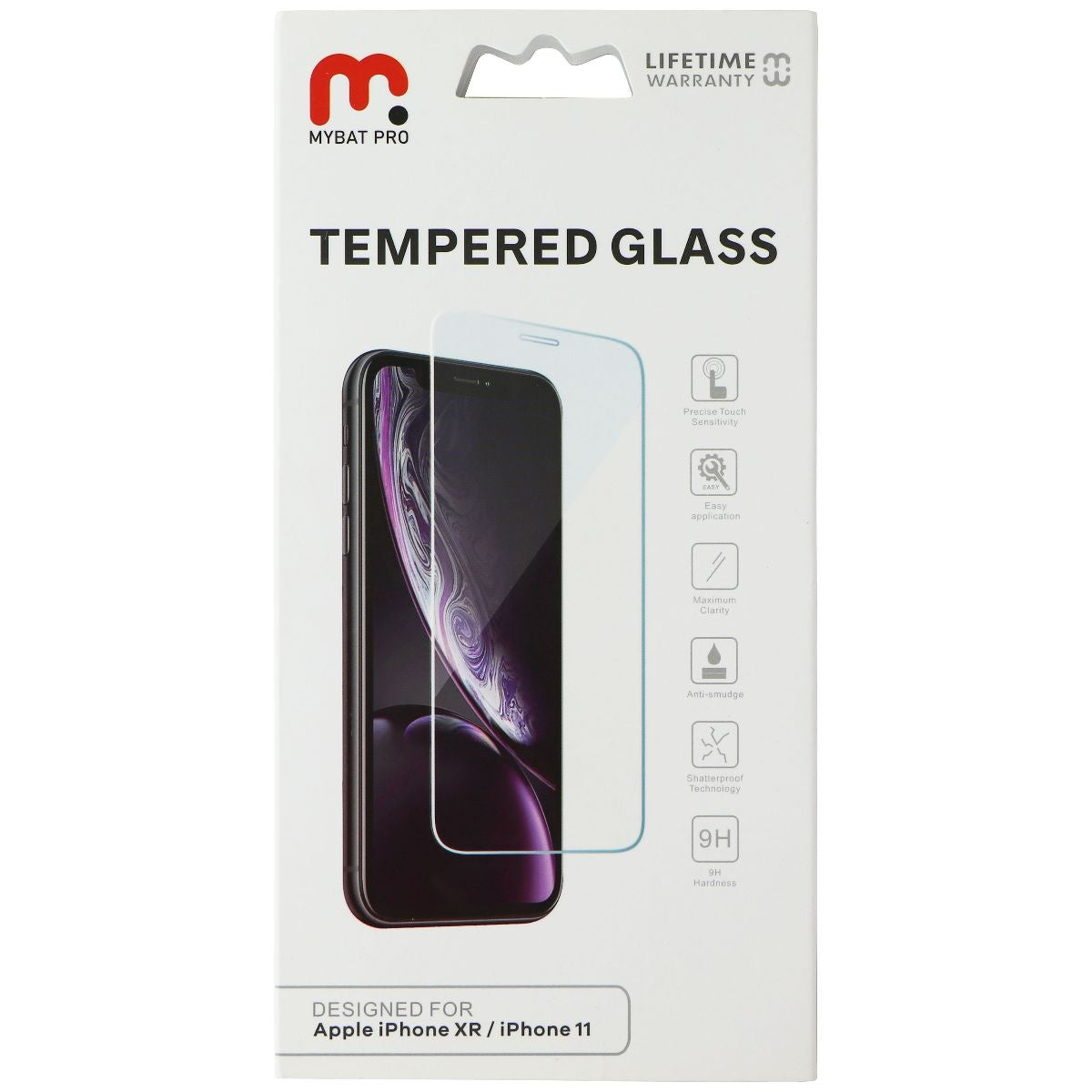MyBat Pro Tempered Glass for Apple iPhone 11 and iPhone XR - Clear Cell Phone - Screen Protectors MyBat Pro - Simple Cell Bulk Wholesale Pricing - USA Seller