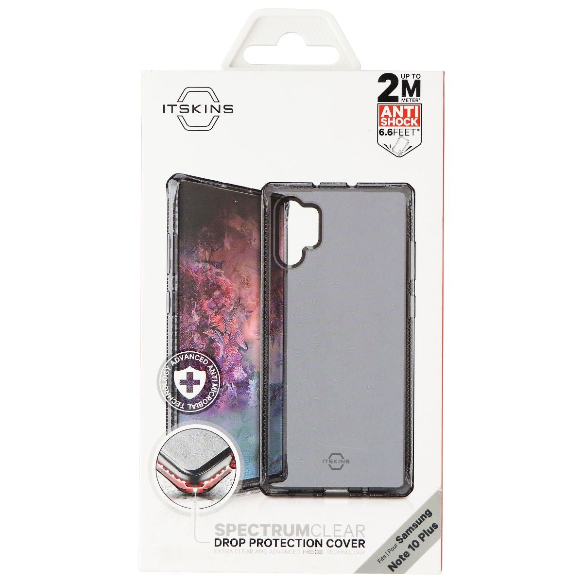 ITSKINS Spectrum Clear Protective Phone Case for Samsung Galaxy Note10 PlusSmoke Cell Phone - Cases, Covers & Skins ITSKINS - Simple Cell Bulk Wholesale Pricing - USA Seller
