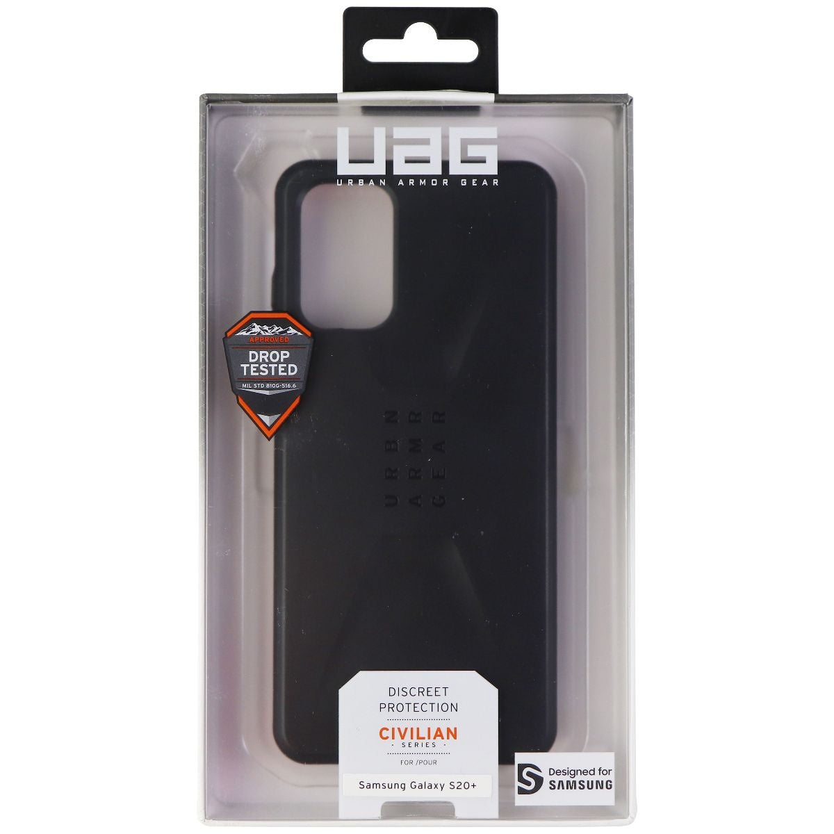 Urban Armor Gear Civilian Series Hard Case for Samsung Galaxy (S20+) - Black Cell Phone - Cases, Covers & Skins Urban Armor Gear - Simple Cell Bulk Wholesale Pricing - USA Seller
