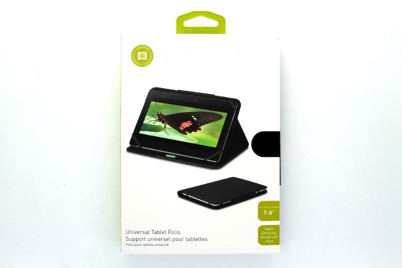 PureGear Universal Tablet Folio for 7-8 inch Tablets - Black iPad/Tablet Accessories - Cases, Covers, Keyboard Folios PureGear - Simple Cell Bulk Wholesale Pricing - USA Seller